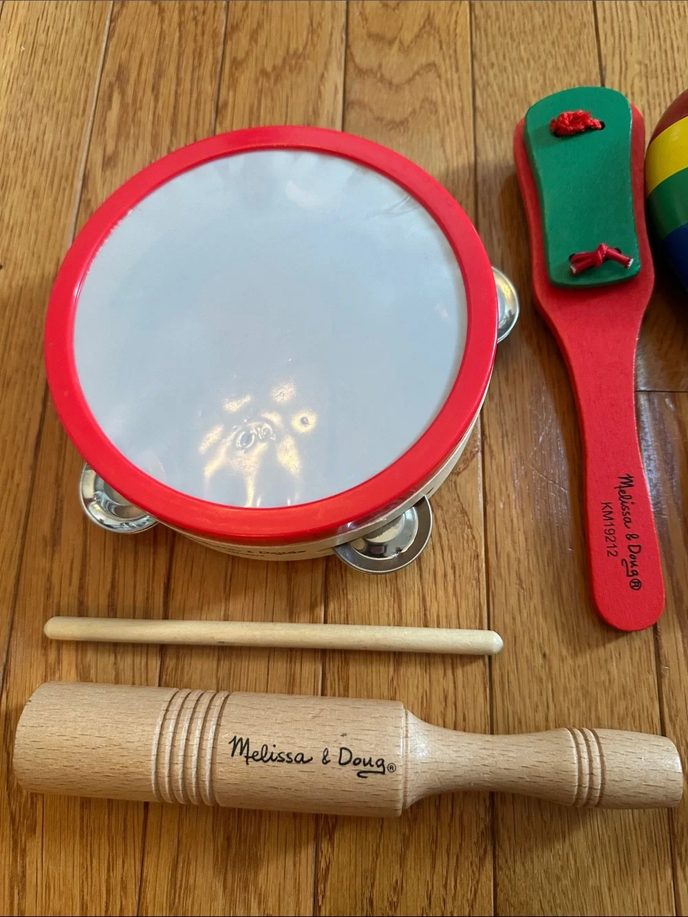 Melissa & Doug - Musical Instrument Set - Red, Yellow, Green, Blue